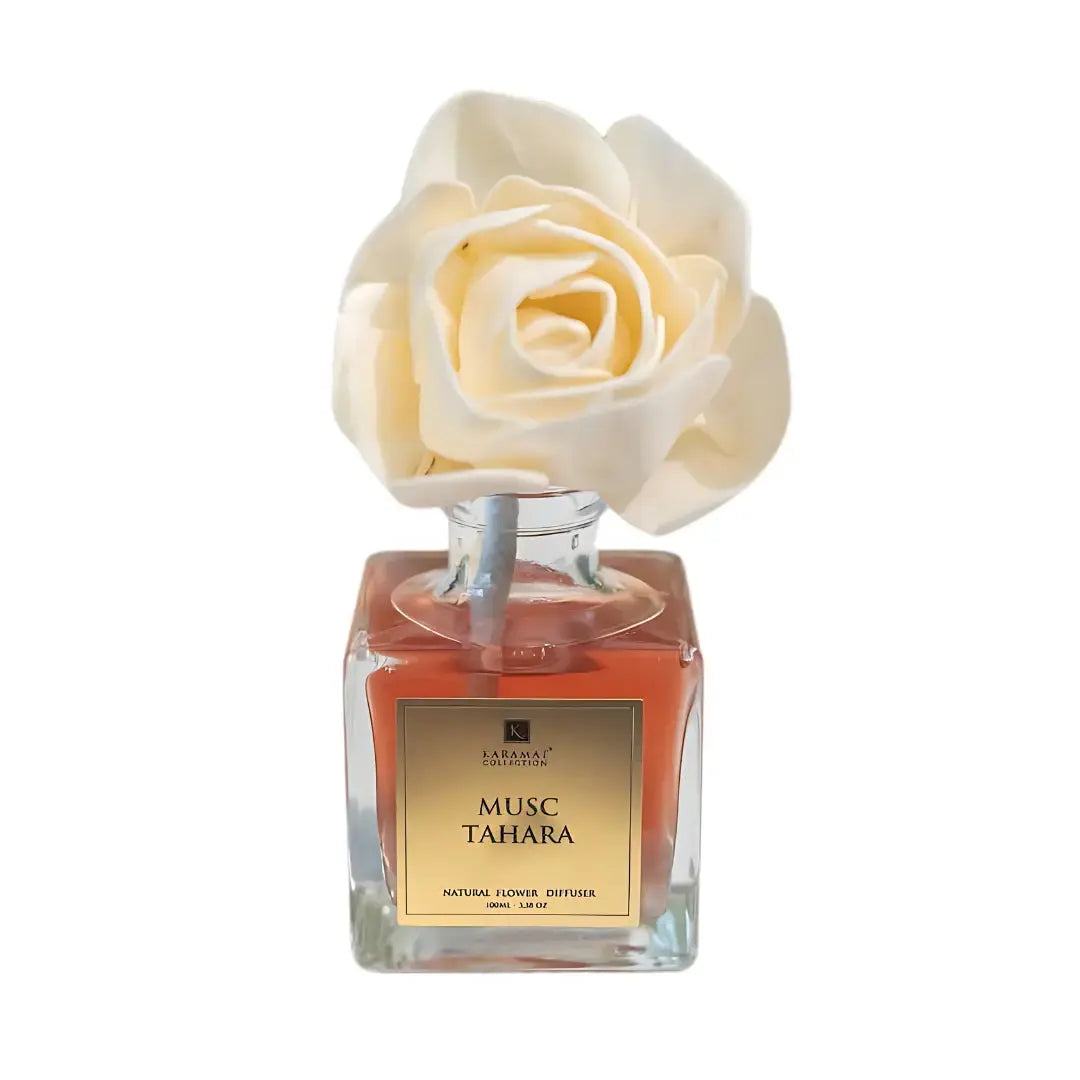 DIFFUSEUR À FLEURS 100ml – MUSC TAHARA Karamats.fr