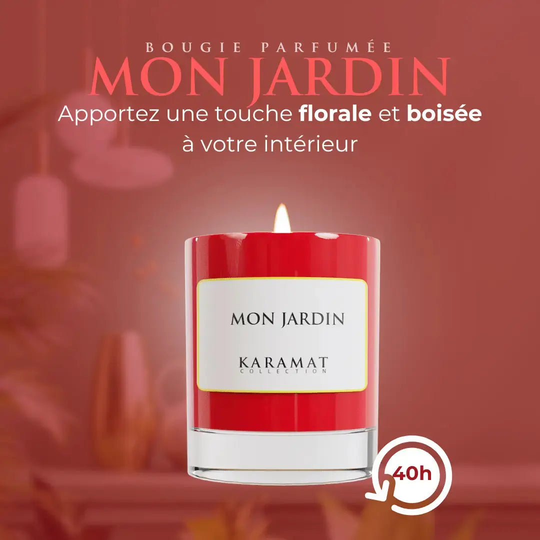 bougie parfumée Mon Jardin – Jardin Secret Karamats.fr
