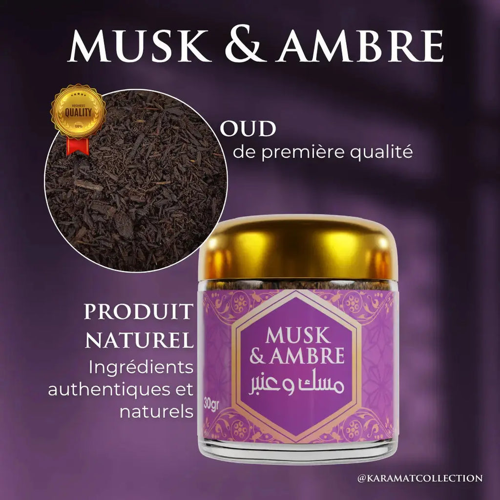 Mabsous MUSK & AMBRE 30gr Karamats.fr