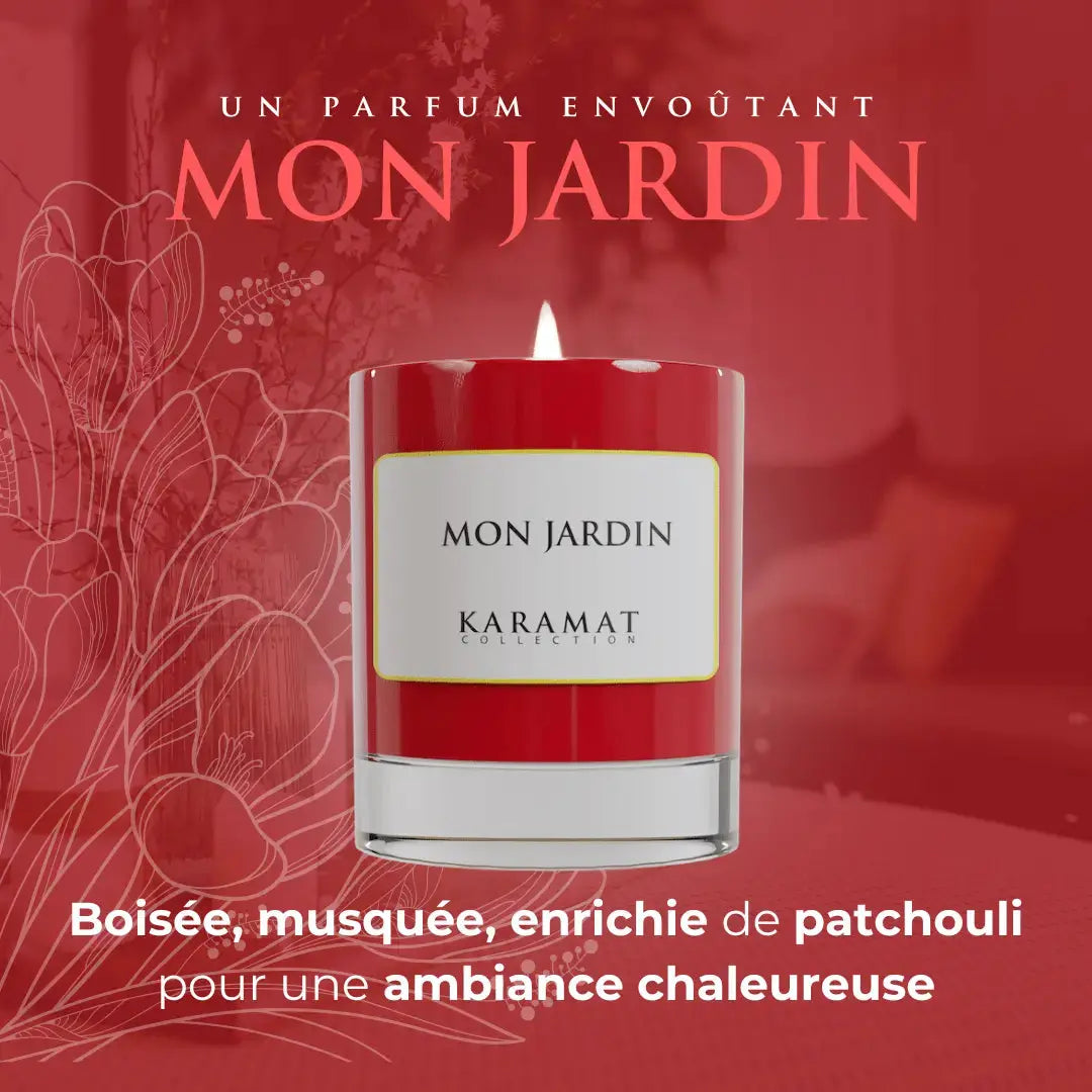 bougie parfumée Mon Jardin – Jardin Secret Karamats.fr