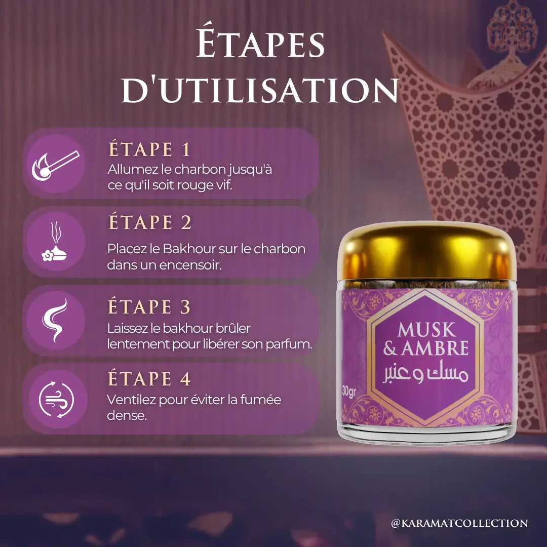 Mabsous MUSK & AMBRE 30gr Karamats.fr