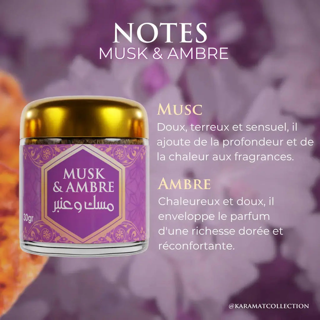 Mabsous MUSK & AMBRE 30gr Karamats.fr