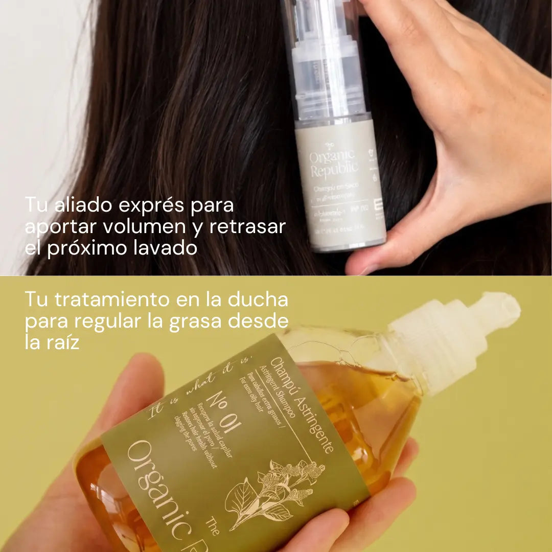 Tratamiento completo anti raíces grasas The Organic Republic