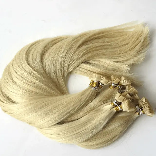 Flat Tip Hair Extensions – 100% Remy Human Hair | Seamless, Natural Look | Long-Lasting Pre-Bonded Extensions for Volume & Length Hairextensionluxe