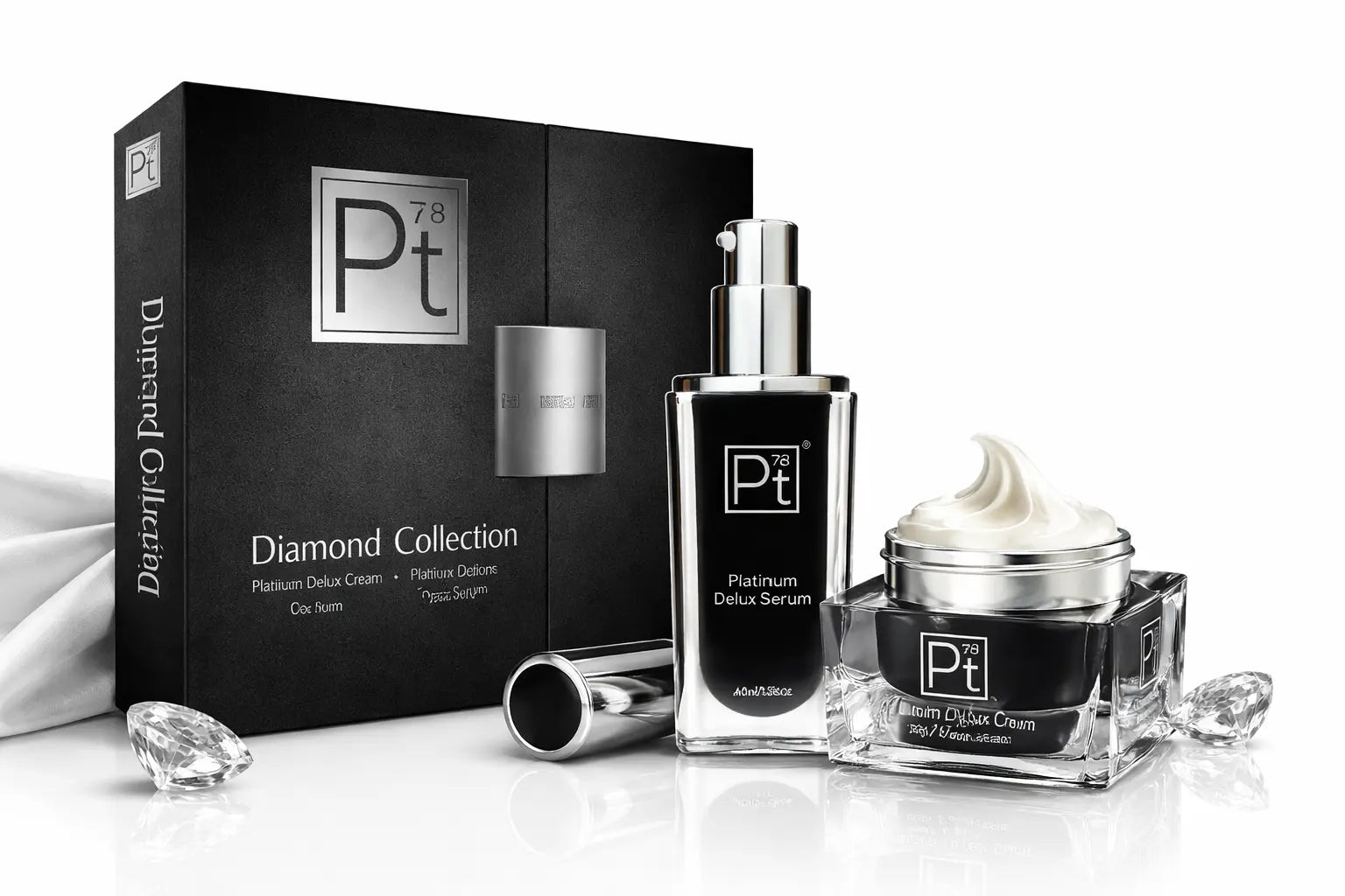 Platinum Delux Diamond Set Luxury Skincare