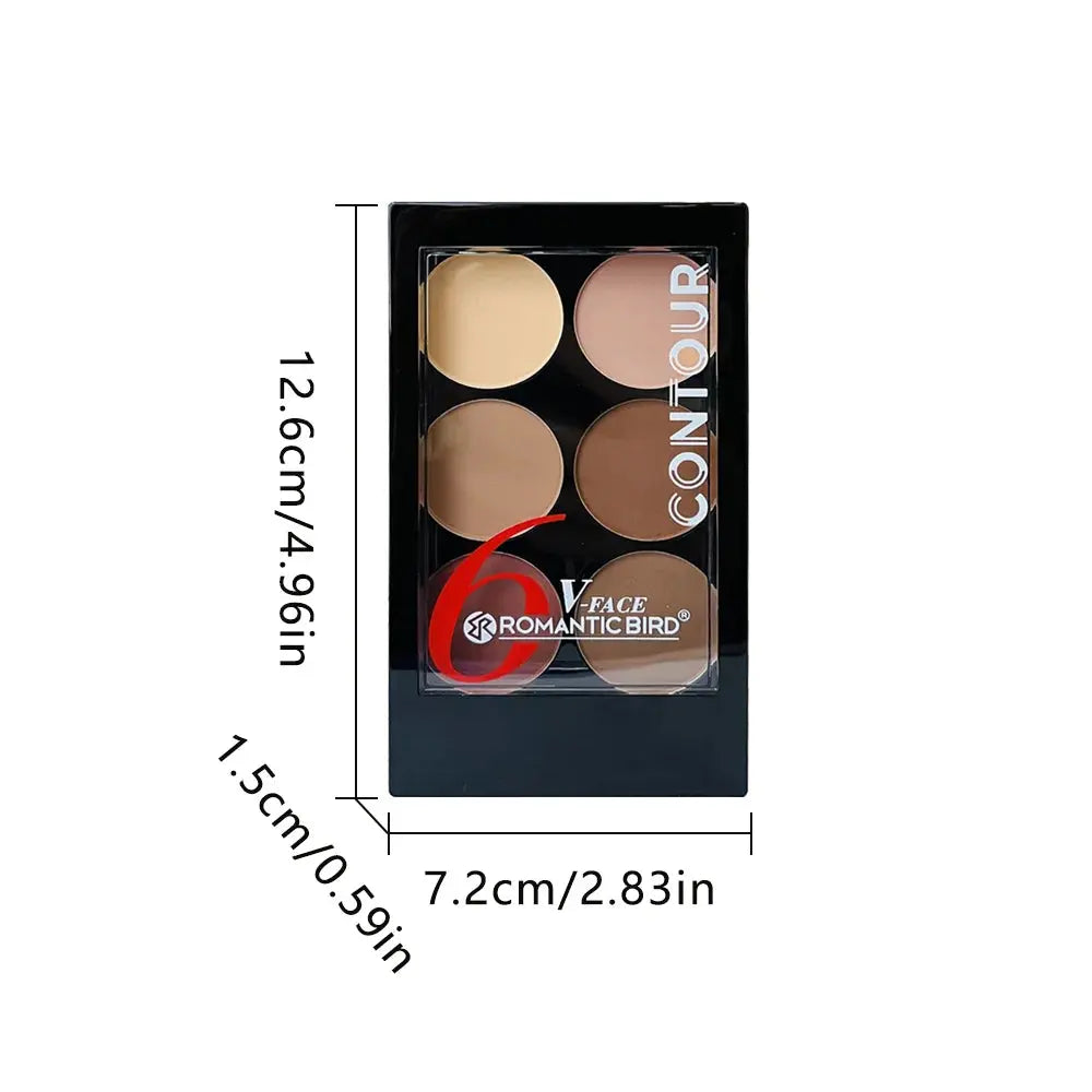 Highlight Contouring Powder Palette With Brush-3