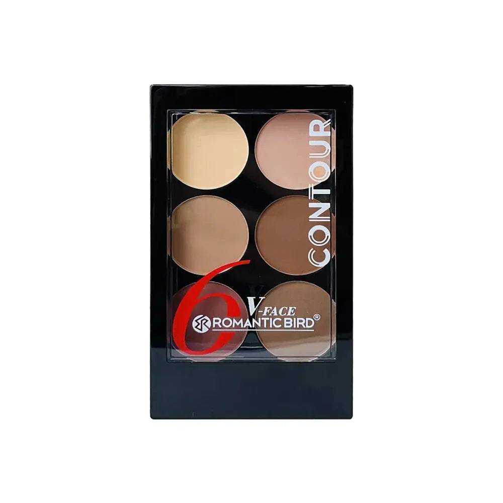 Highlight Contouring Powder Palette With Brush-4