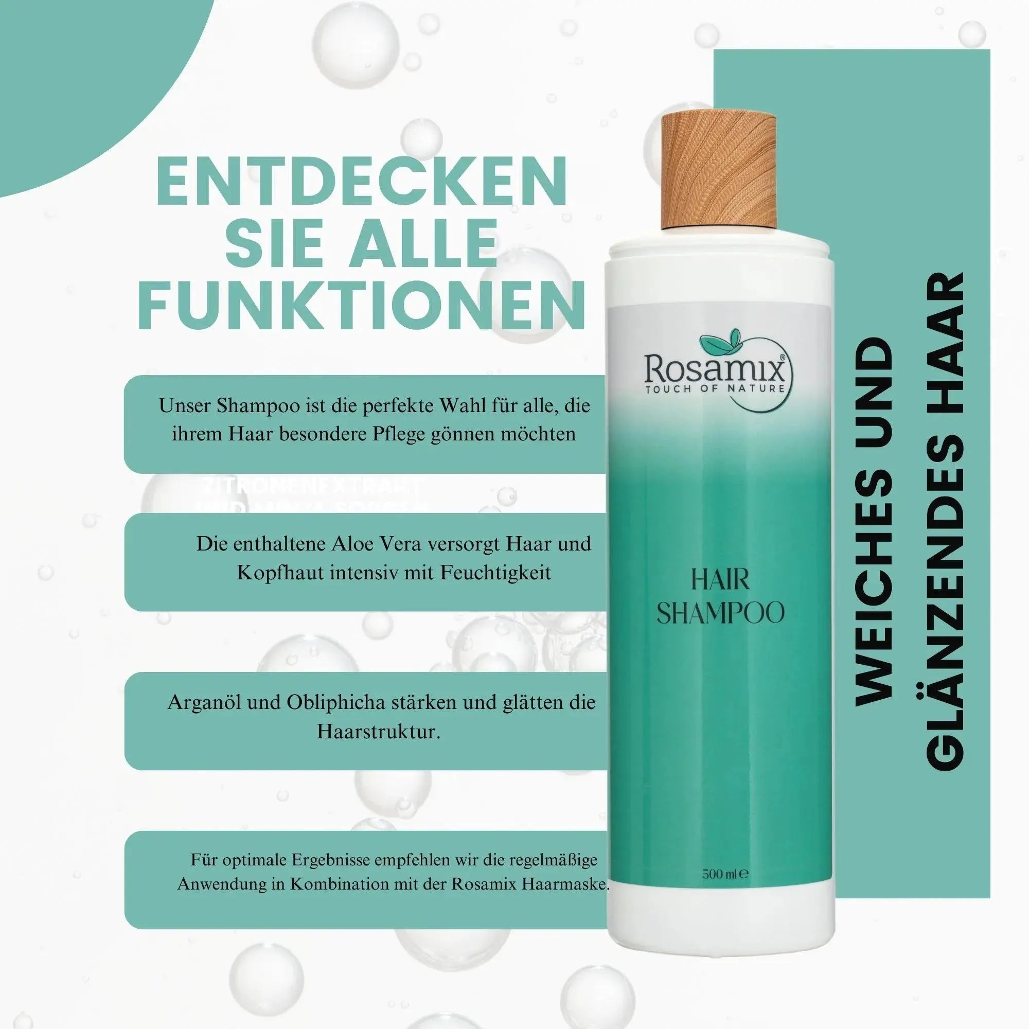Obliphicha & Arganöl Shampoo Rosamix