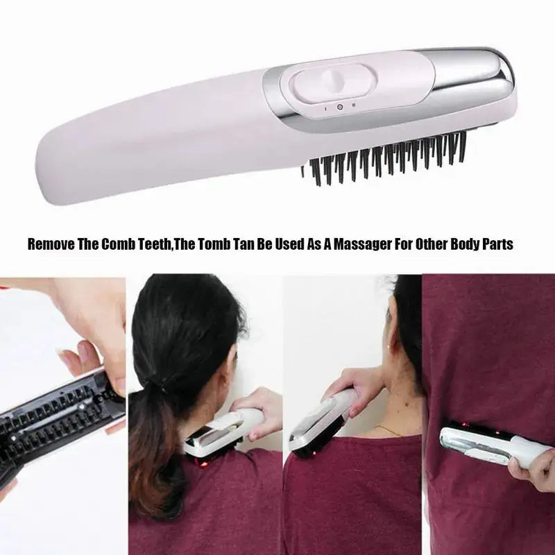 Infrared Massage Comb Maroon Asteria
