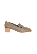 Louro Loafers in Green Calf Leather – 4cm Block Heel Mangará Atelier