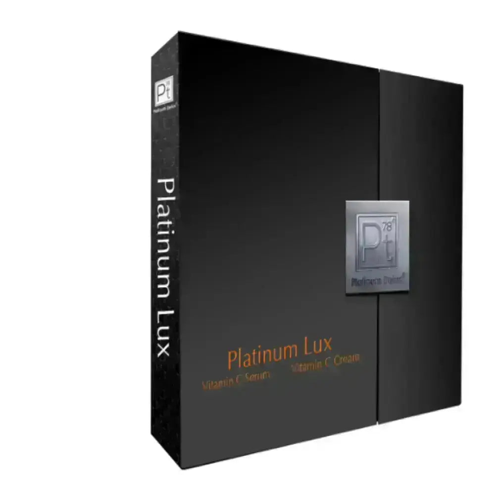 Platinum Lux Vitamin C Set Brighten. Glow. Platinum Radiance.
