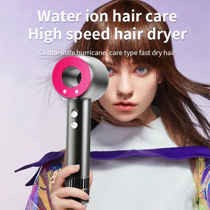 Professional Hair Dryer with Negative Ionic Technology and Nozzle CAN