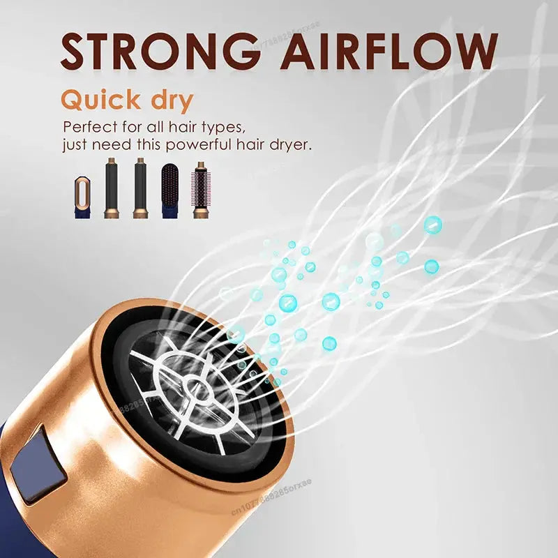 5-in-1 Professional Hair Styler and Dryer Hot Air Styler Comb OBA