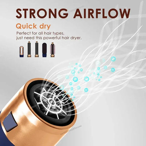 5-in-1 Professional Hair Styler and Dryer Hot Air Styler Comb OBA