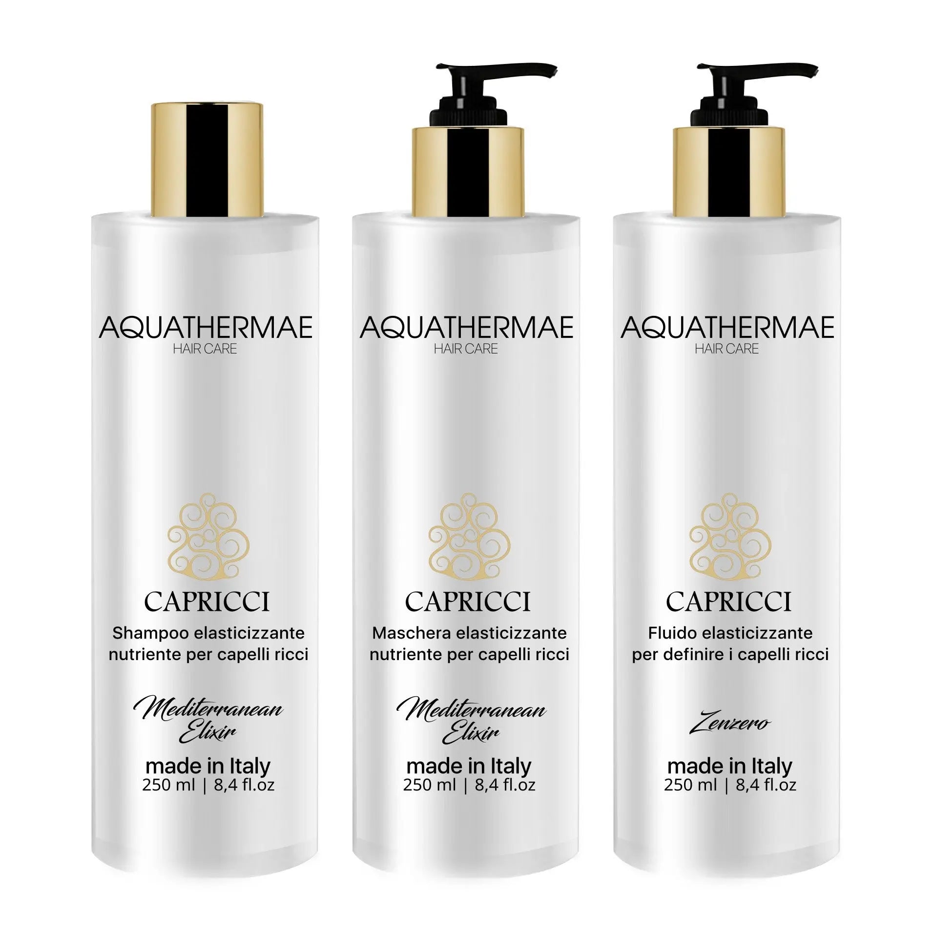 Nutrition and definition kit for curly hair Aquathermae