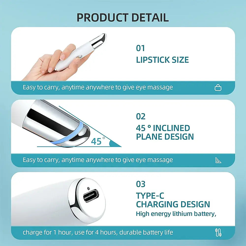 ELFY - MASSEUR LIFTANT PERFECTEUR Anti-cernes & Anti-rides - Contour des yeux Beauté & Cosmétiques