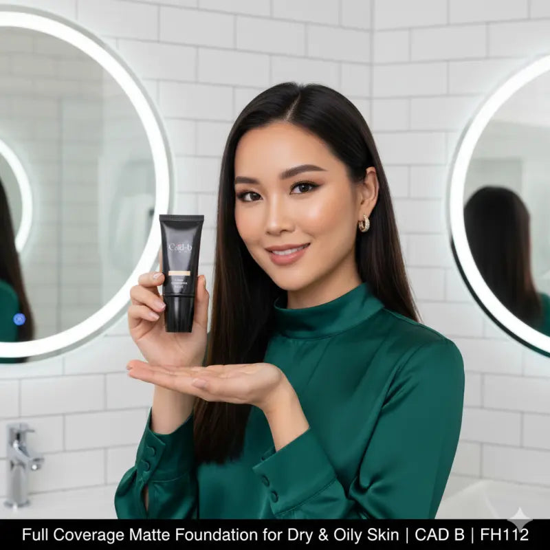 Full Coverage Matte Foundation for Dry & Oily Skin | CAD B | FH112