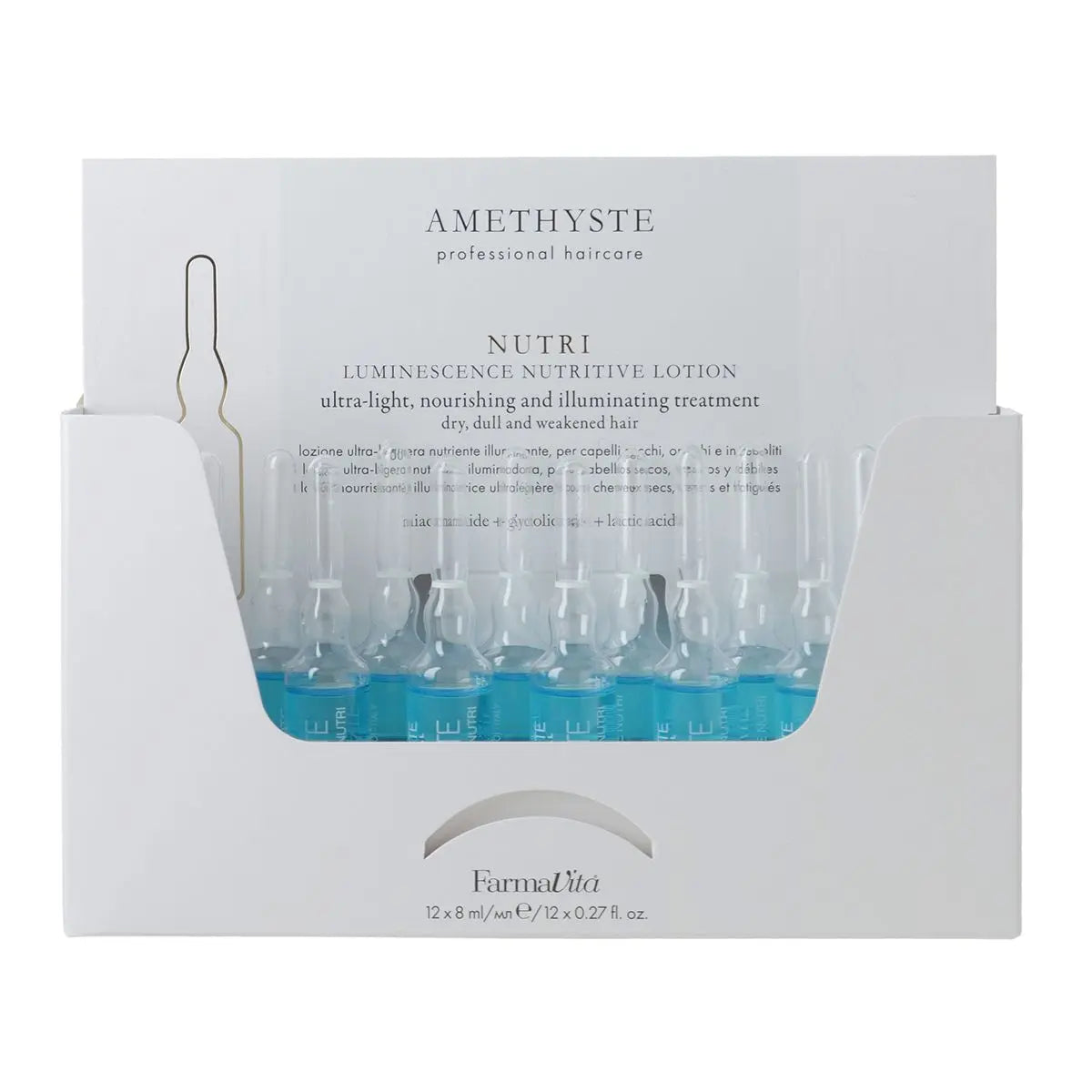 Farmavita amethyste nutri luminescence nutritive lotion 10x10ml FarmaVita