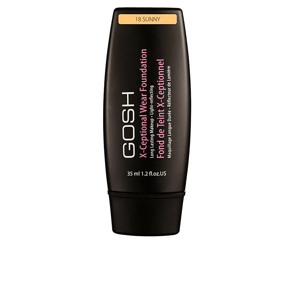 X-CEPTIONAL WEAR FOUNDATION long lasting makeup #18-sunny 35 ml Gosh
